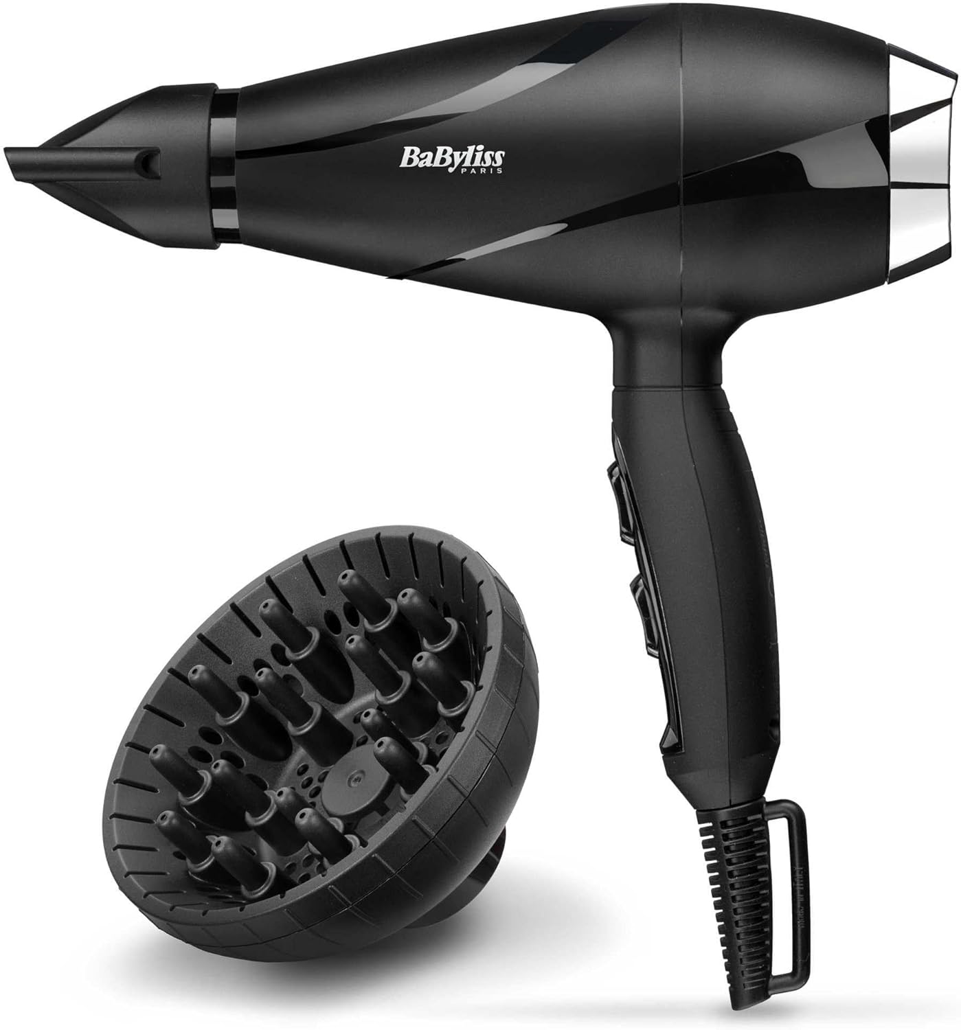 BaByliss - Shine Pro, 2200W, ionique, anti-frisottis, diffuseur, 6713DE