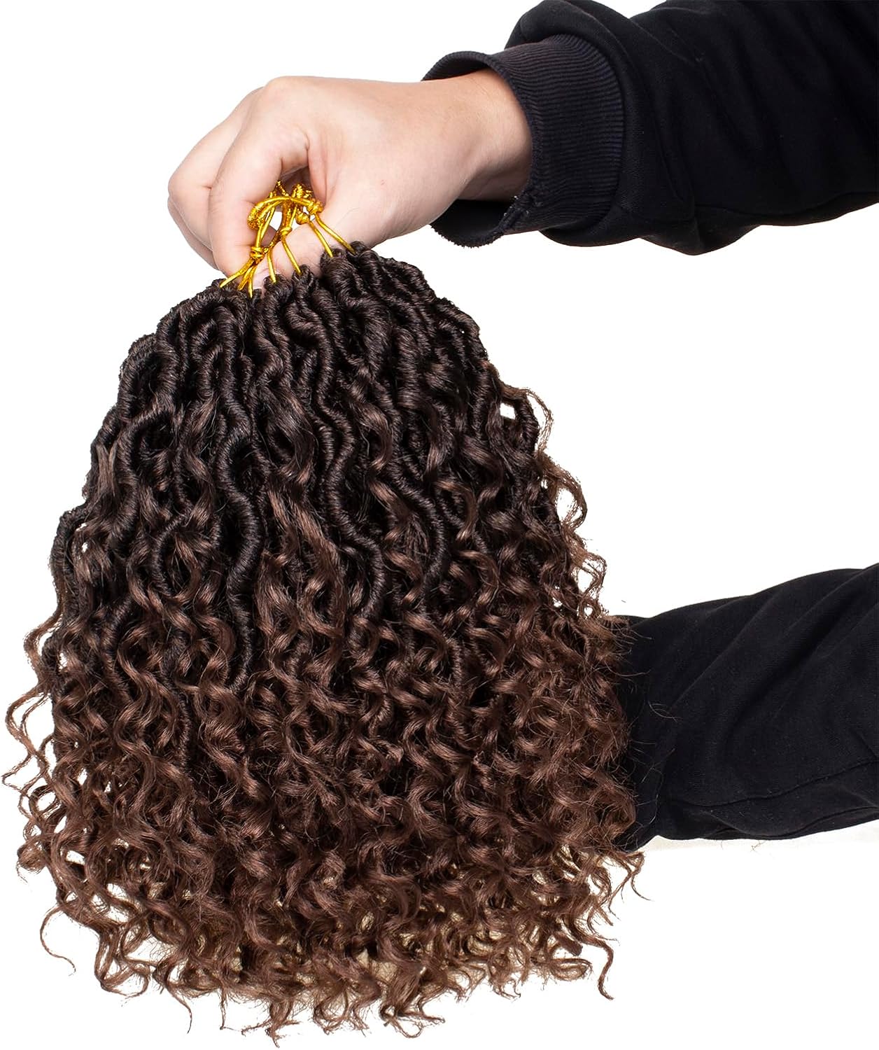 Xtrend - River Faux Locs - 10 pouces - 8 paquets cheveux bouclés T30#