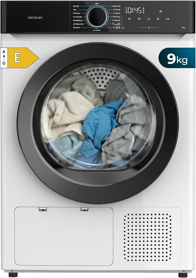 Cecotec - Bolero Dresscode Dry - 9kg pompe chaleur, 15 programmes - 9180
