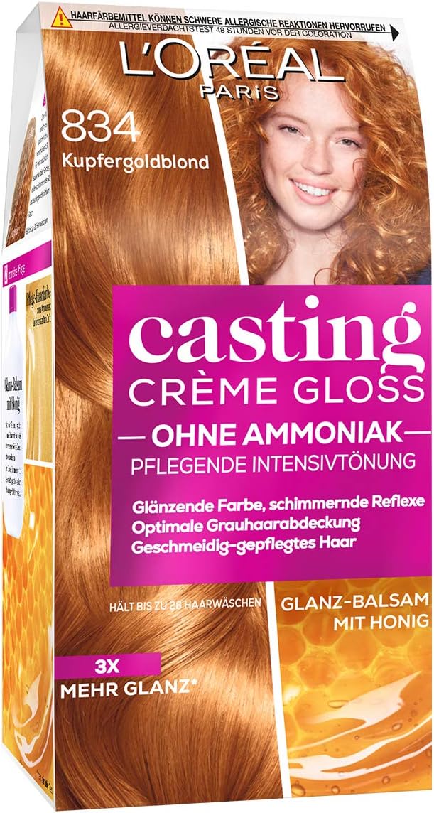 L'Oréal - Crème coloration Gloss blond cuivré doré - 1 unité - A2797704