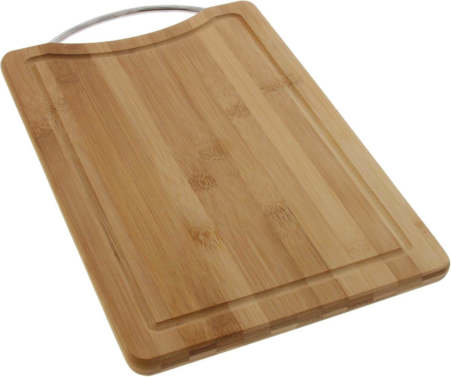 Pradel - Excellence - 20x30 cm - bambou, rigole à jus, poignée inox