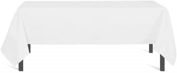 Soleil d'Ocre - Nappe Rectangle anti-taches - 140x300 cm - polyester blanc