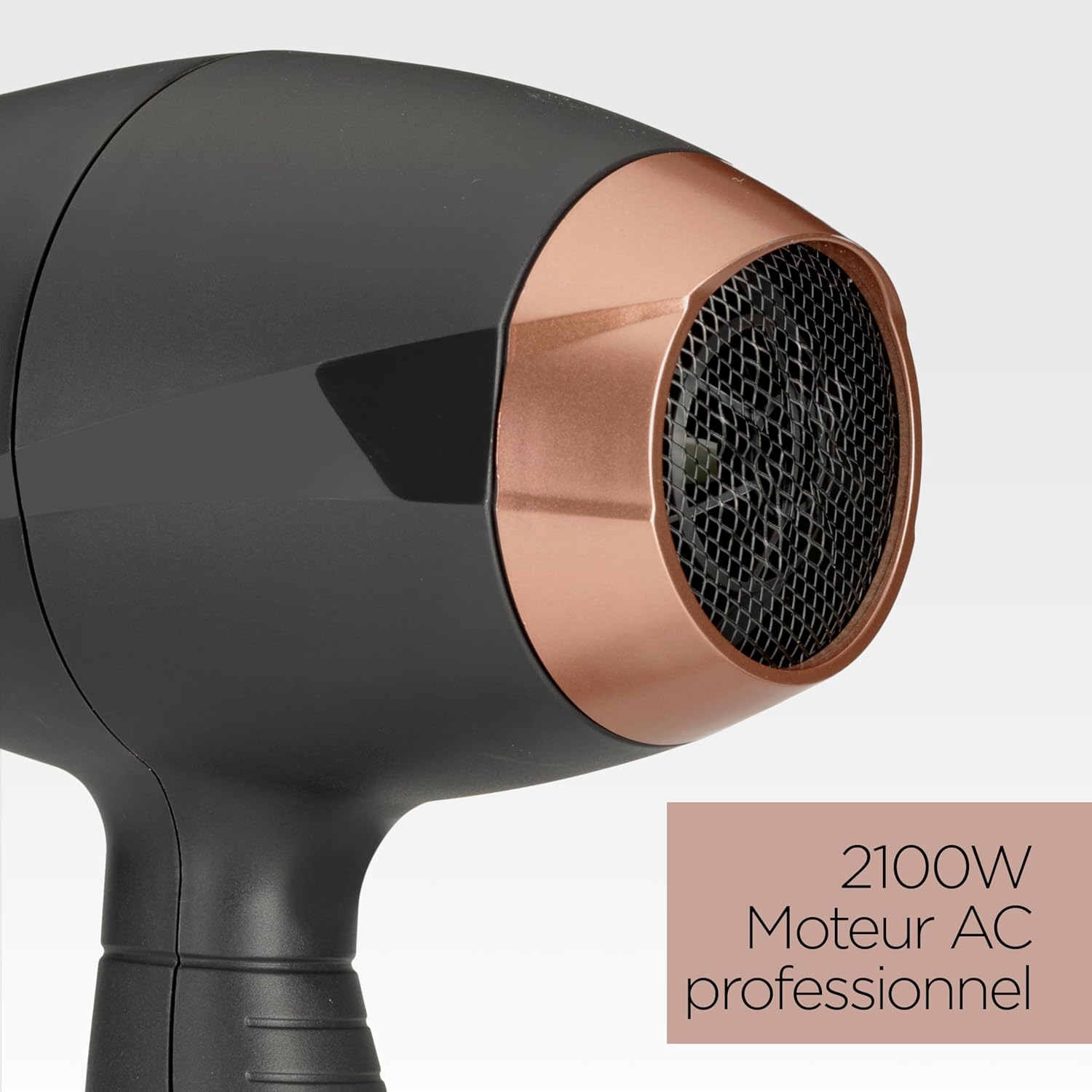 BaByliss - Sèche-cheveux Smooth Pro - 2100W, ionique, 3 températures, 2 vitesses, fabriqué en Italie - 6709DE