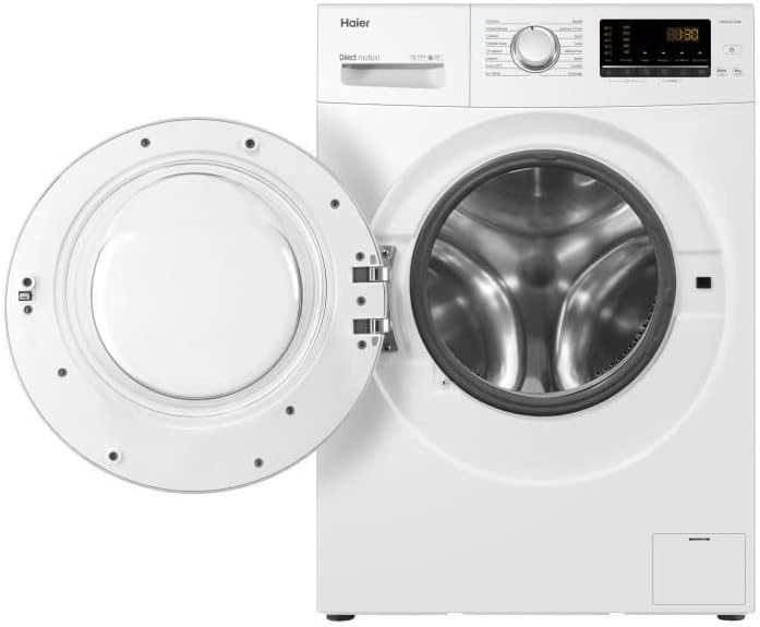 HAIER Lave-linge hublot HW80-B1239N-FR - 8 kg - Direct motion - 1200 trs/min - Vapeur - Classe A - Traitement anti-bactérien Étiquetage Énergétique