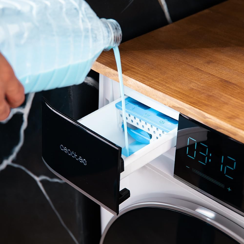 Cecotec - lave-linge frontale 10kg, 1400tr/min, écran 10,3