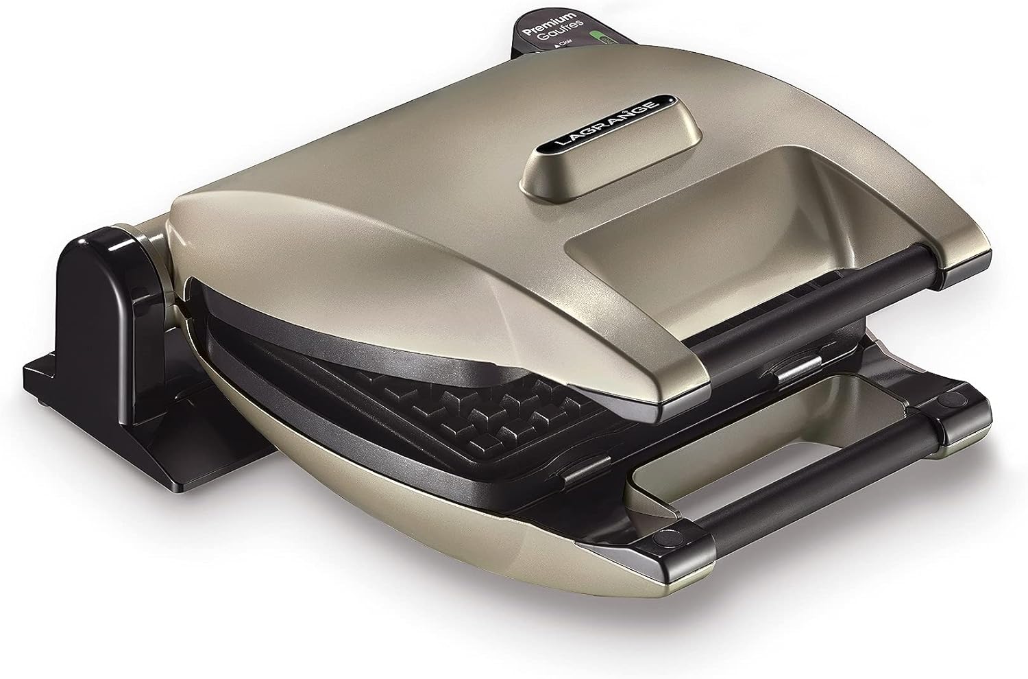 LAGRANGE - Gaufrier Premium - 1200W, plaques amovibles, réversible, nettoyage facile - 019122