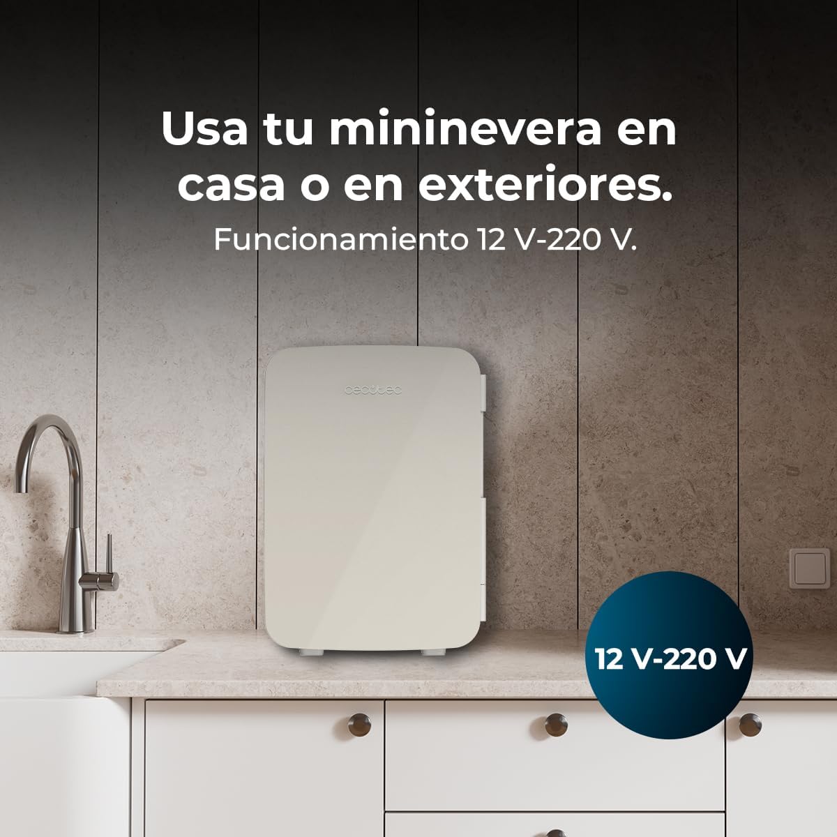 Cecotec - Bolero MiniCooling 6L - compact - 6L, 12-220V, chaud/froid, 5 à 65°C