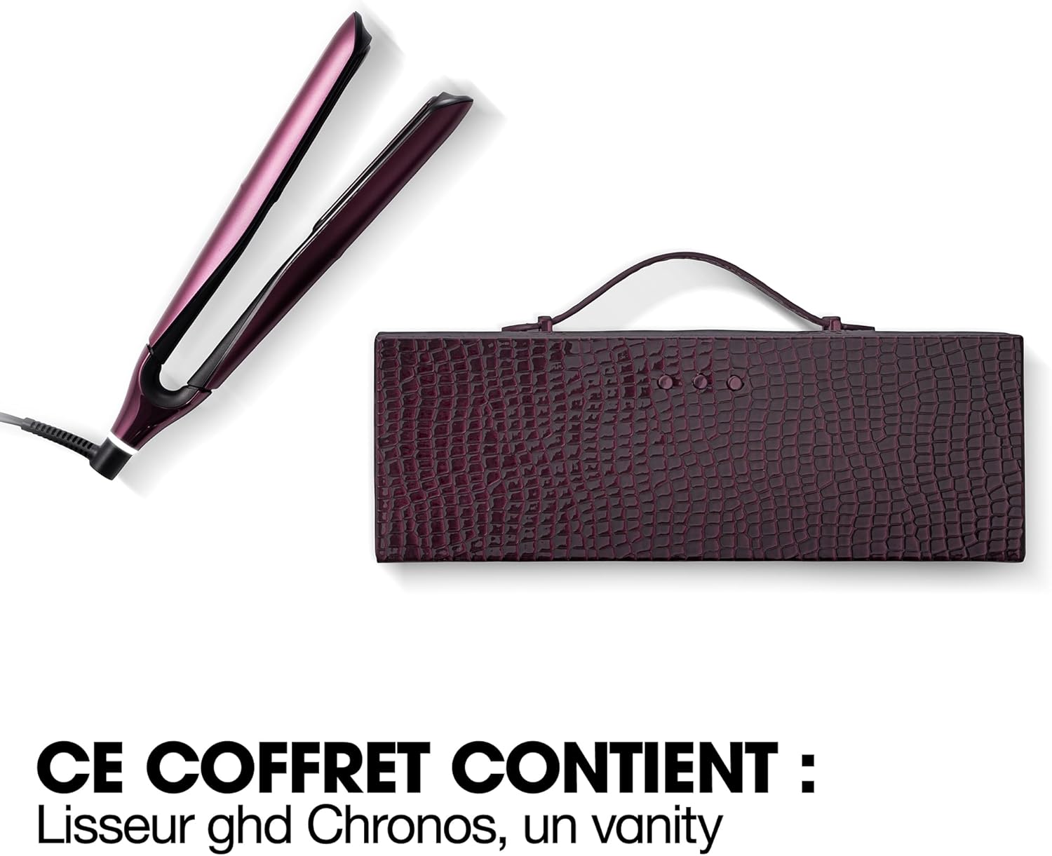 ghd - Lisseur Chronos - coiffage rapide, brillance, anti-frisottis