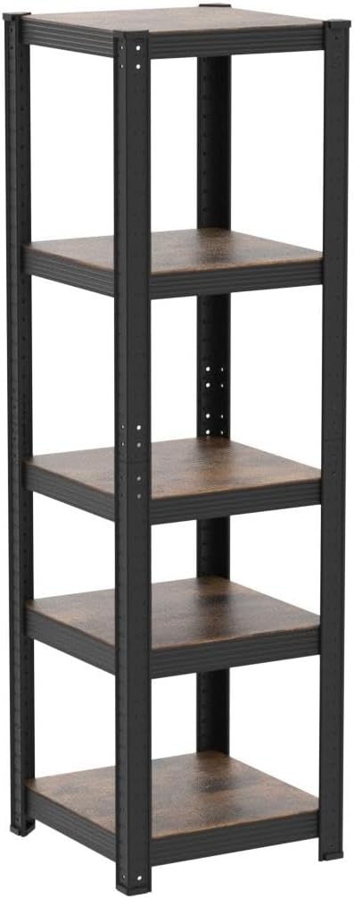 SONGMICS - étagère 5 niveaux 37x37x150cm, 400kg, réglable, industriel GLR037B02