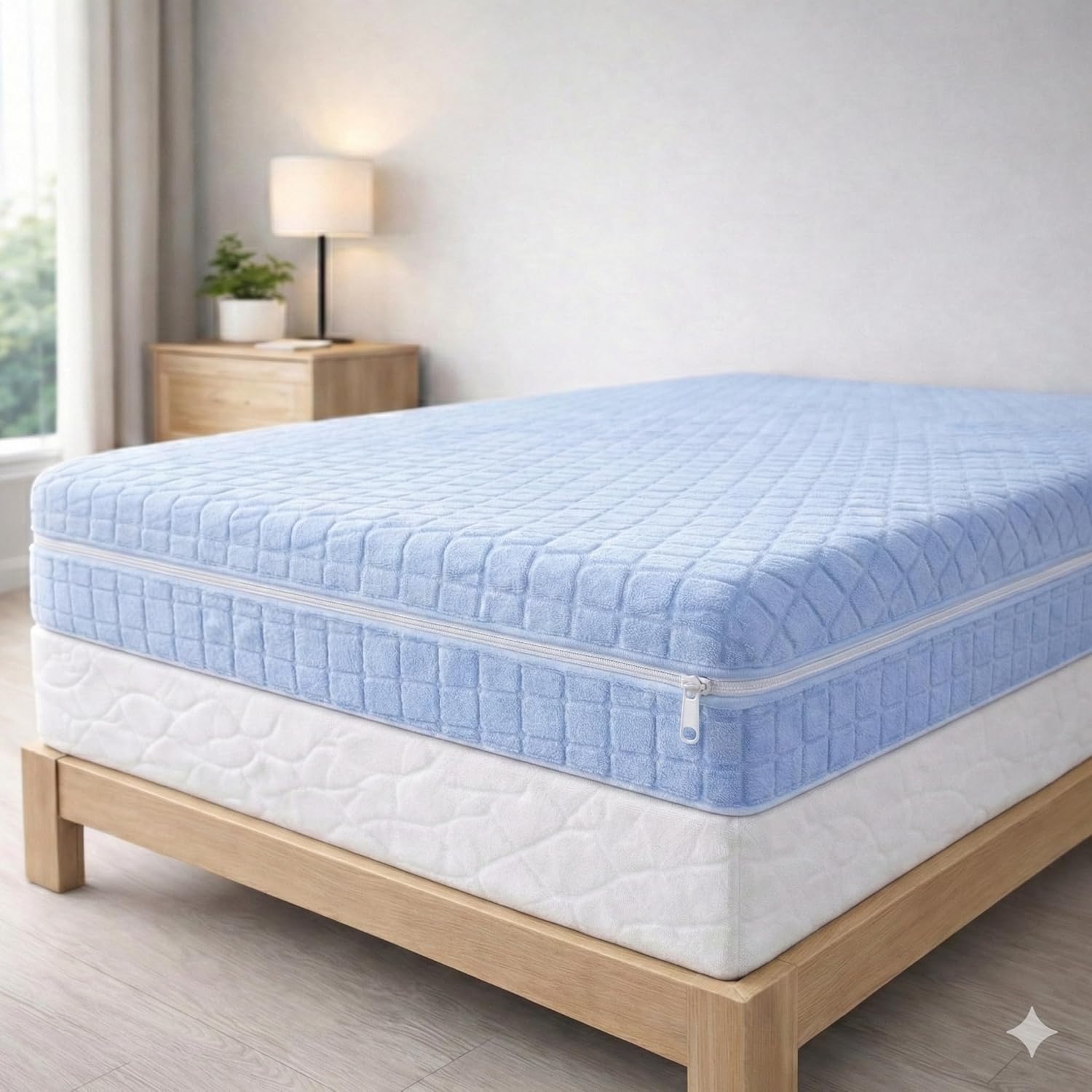 Degrees Home - Teide - 140 cm - housse matelas anti-acariens, douce, lavable