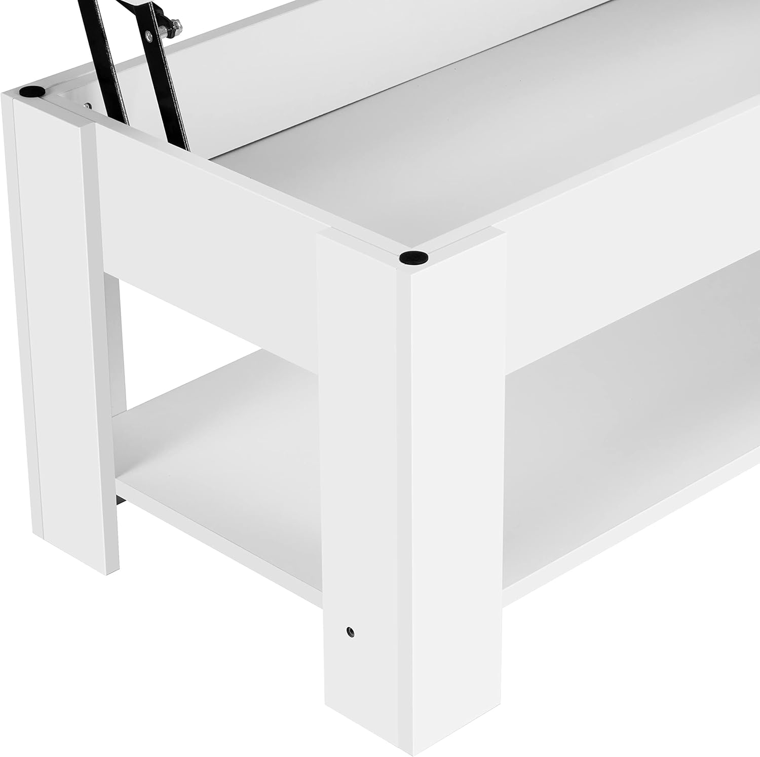 Yaheetech - Table basse avec plateau relevable, rangement, 98x50x42cm