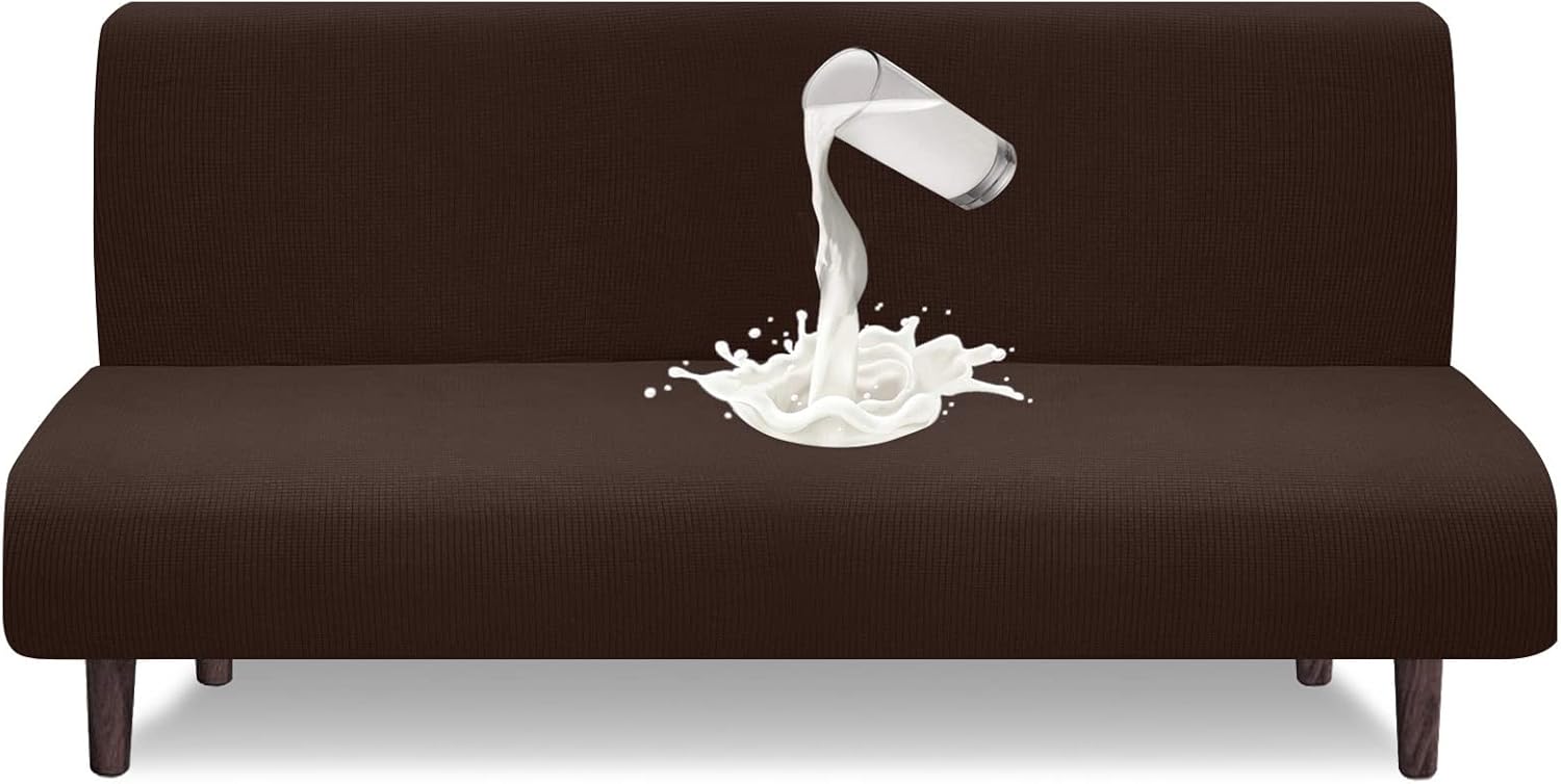 Granbest - housse futon haute stretch - 185-210cm - imperméable et antidérapante, sans accoudoirs