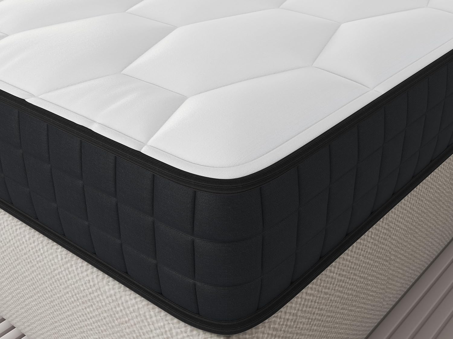 Matelas - mousse moelleux confortable respirant 90x190x12cm