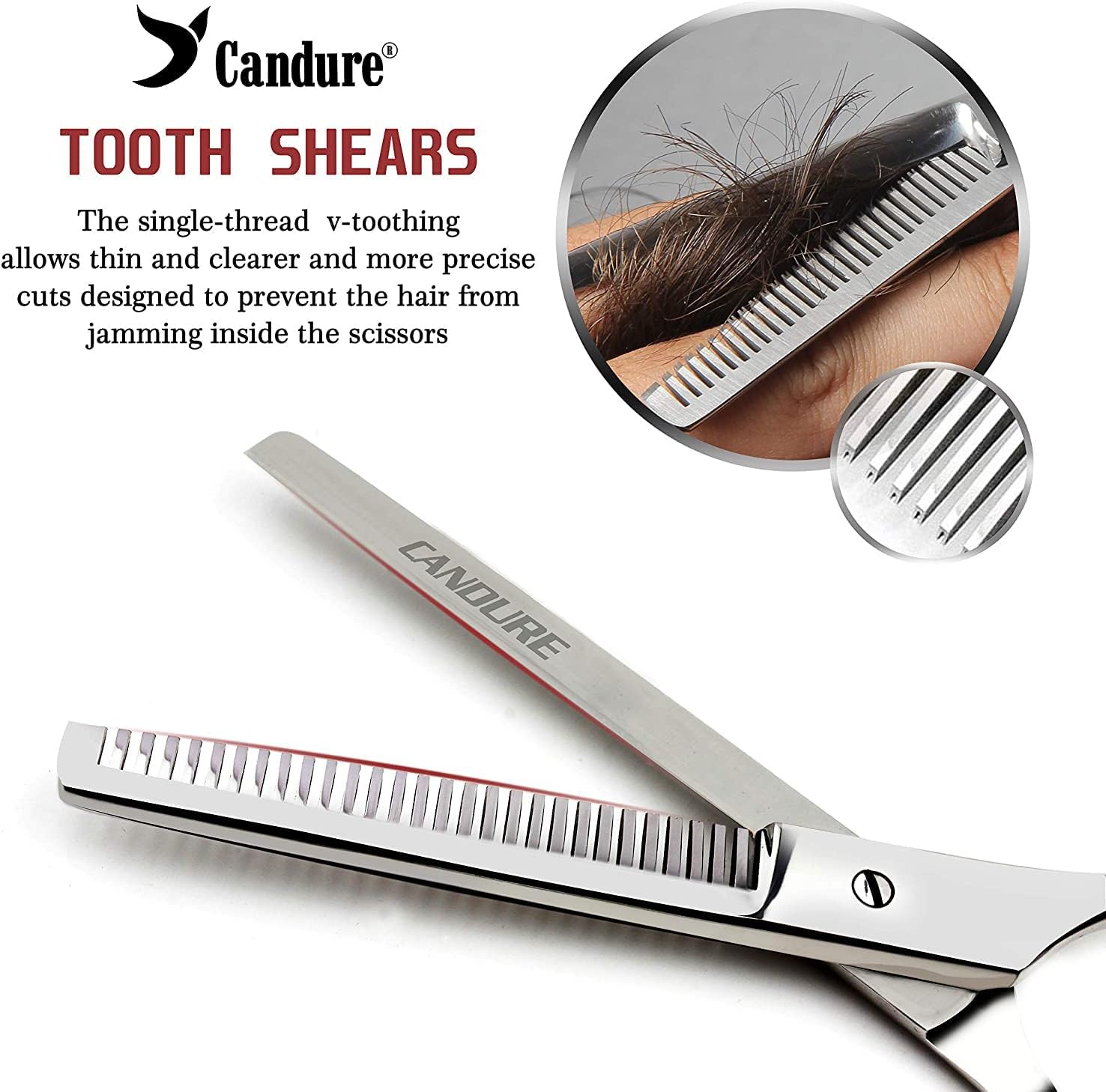 Candure - Set ciseaux coiffure pro 5.5