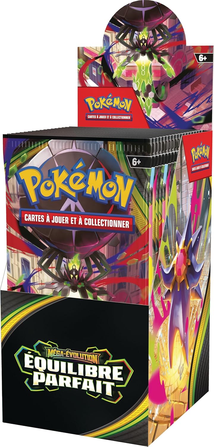 Pokémon - Présentoir boosters Méga-Évolution Équilibre Parfait - 18 boosters - JCC Pokémon