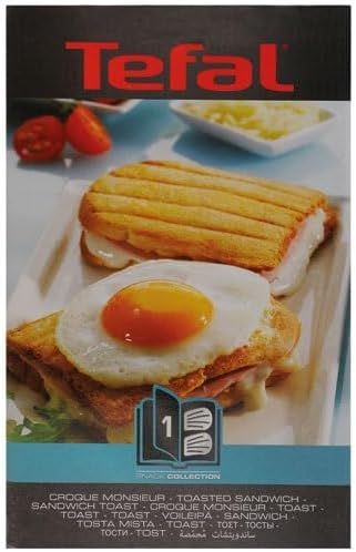 Tefal - Snack Collection - plaques croque monsieur, livre recettes - XA800112