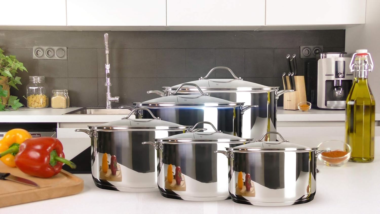 Tefal - Intuition XL - marmite inox 26 cm 6.5L, induction, B8646304