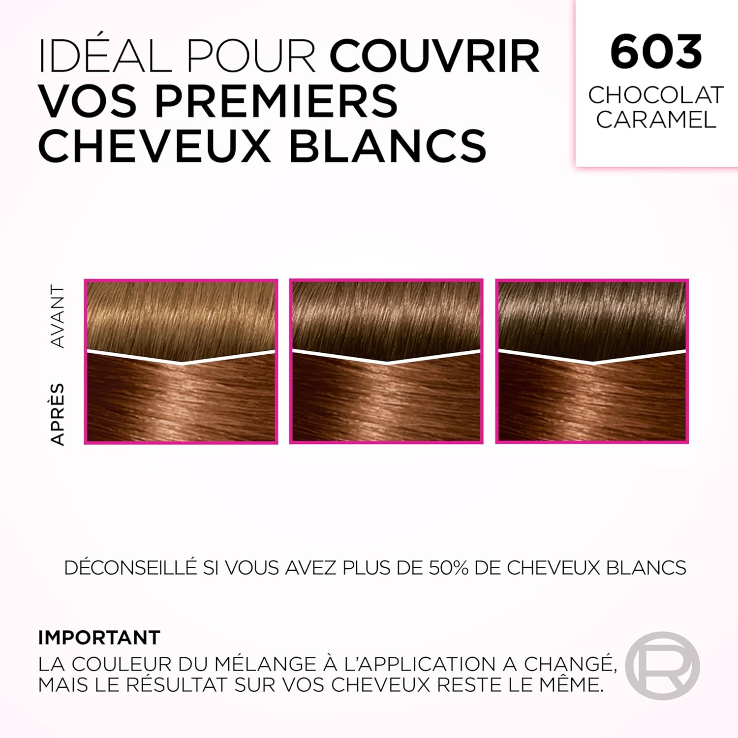 L'Oréal Paris - Casting Crème Gloss - coloration semi-permanente soin sans ammoniaque - nuance Chocolat Caramel 603