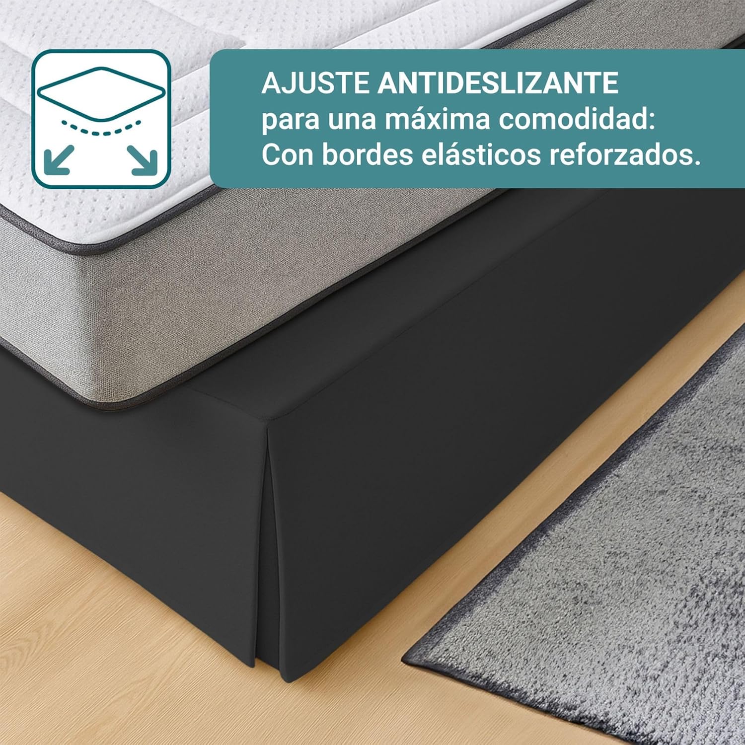 Housse de canapé - ajustement antidérapant, respirant - 105x190/200cm - fabrication Espagne