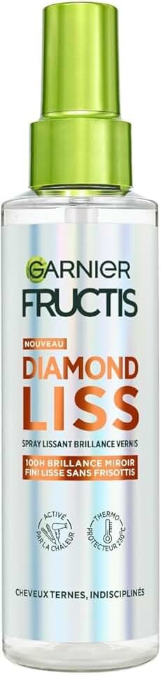 Garnier - Fructis Diamond Liss - 150ml - spray lissant brillance thermo-protecteur