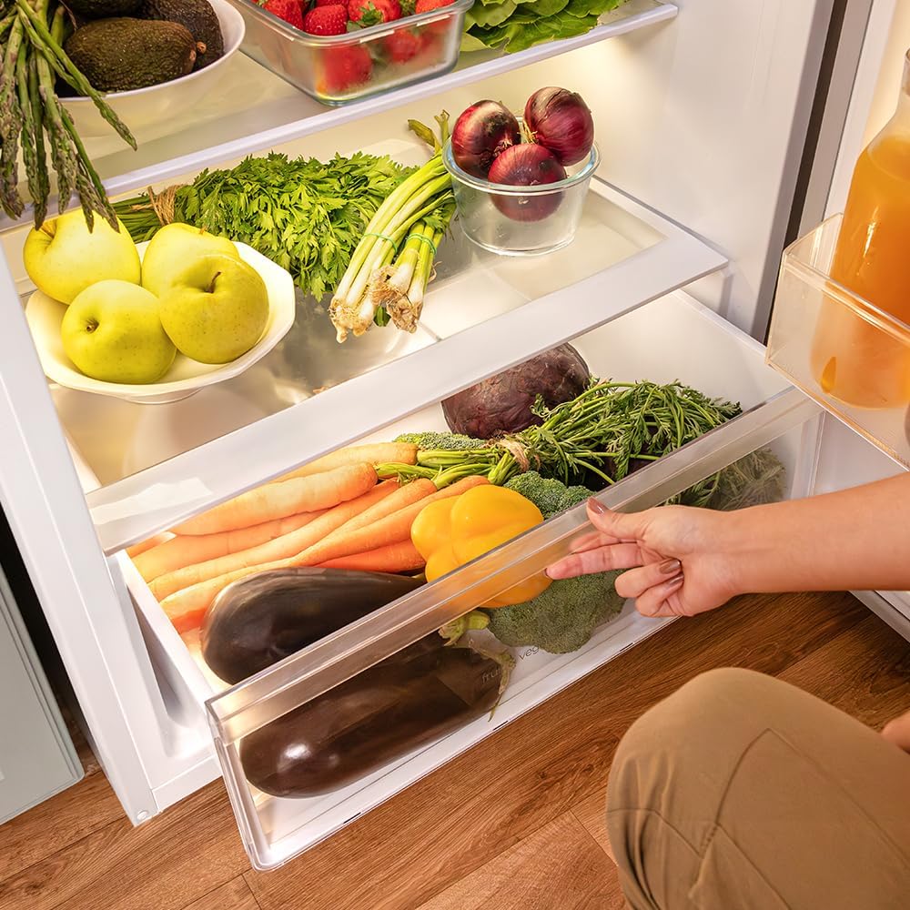 Cecotec - Bolero CoolMarket 2D 261 - 54x59,2x142,8 cm - 261 L, porte réversible, classe E