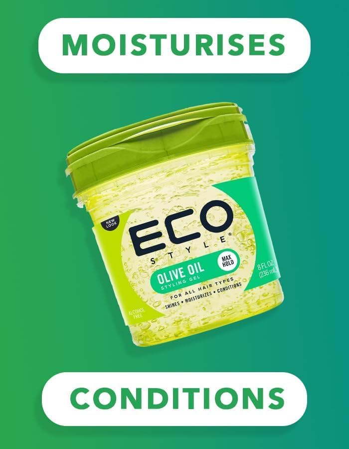 Eco Styler - Gel coiffant Olive Oil - 236ml - fixation forte, hydratant