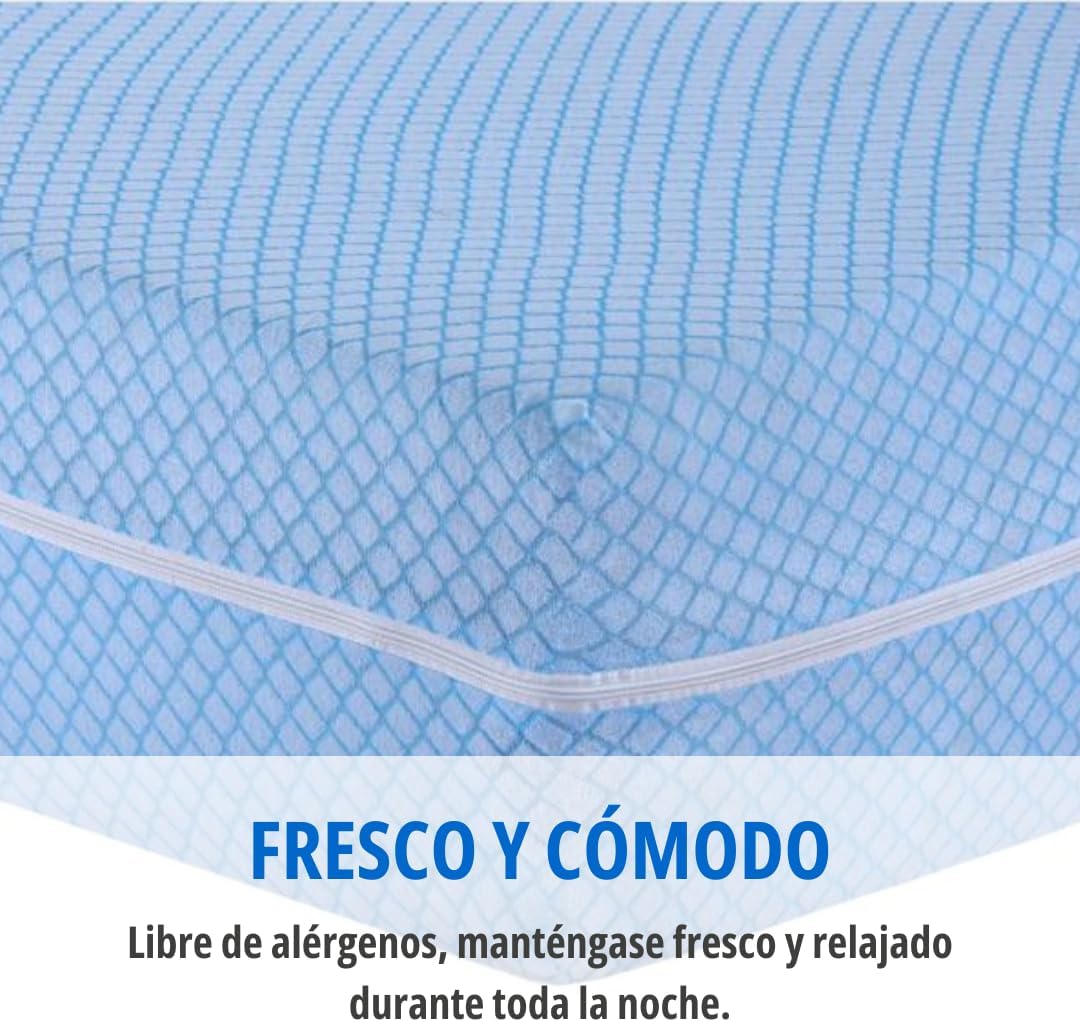 Degrees Home - Teide - 140 cm - housse matelas anti-acariens, douce, lavable