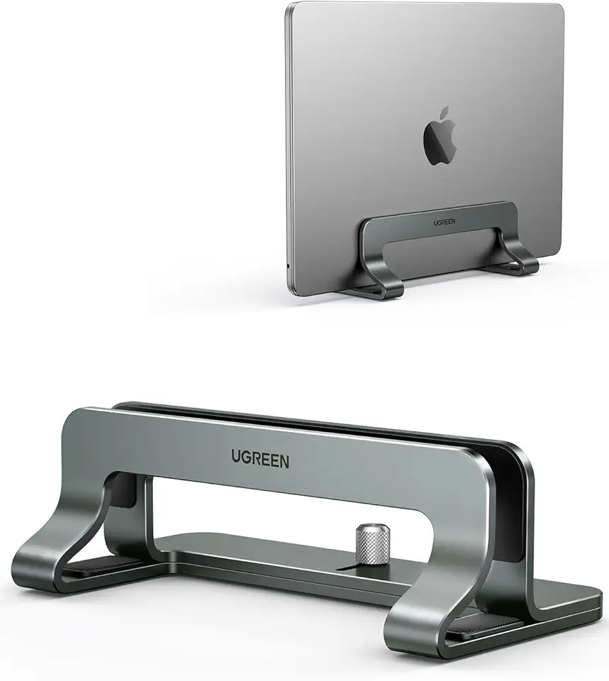 UGREEN - Support Vertical Aluminium - réglable - MacBook, PC, iPad Pro, gris
