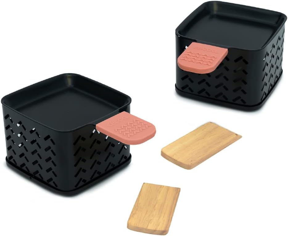 CÉCOA - Cheese’Up lot de 2 raclettes à bougie - compact - sans électricité