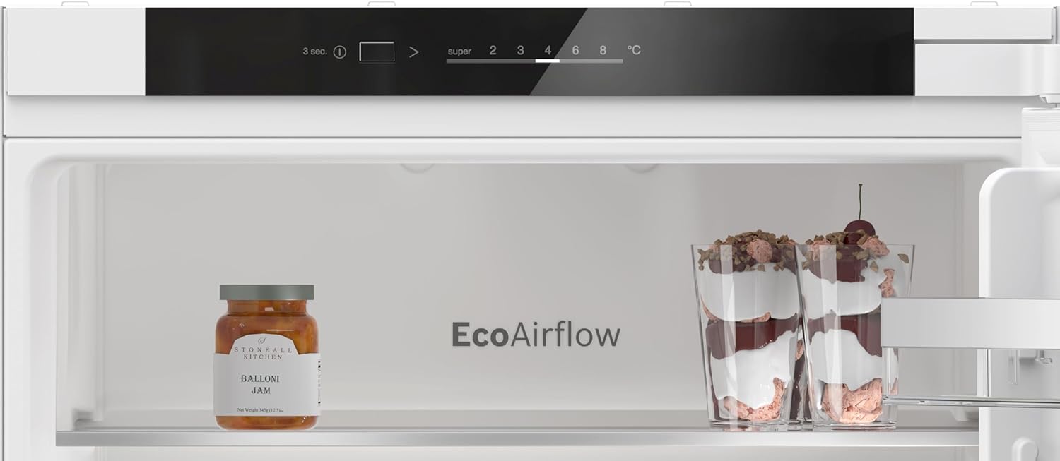 Bosch - Série 4 - 177,2x54,1 cm - Frigo congélateur encastrable, 267L - KIV86VSE0