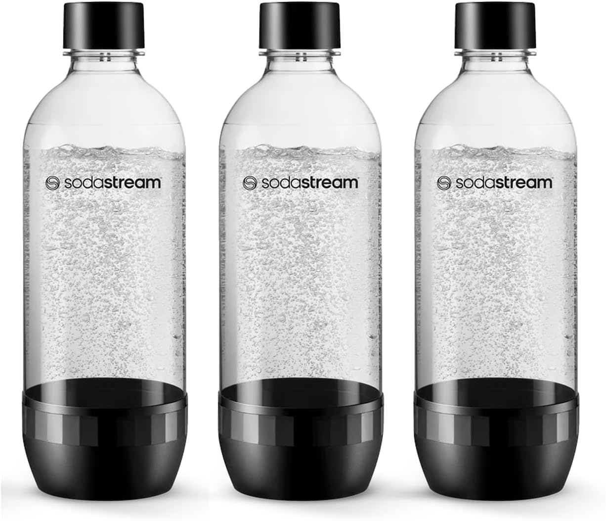 Sodastream - Classic (Lot de 3) - 1L - bouteilles réutilisables, sans BPA, compatibles lave-vaisselle