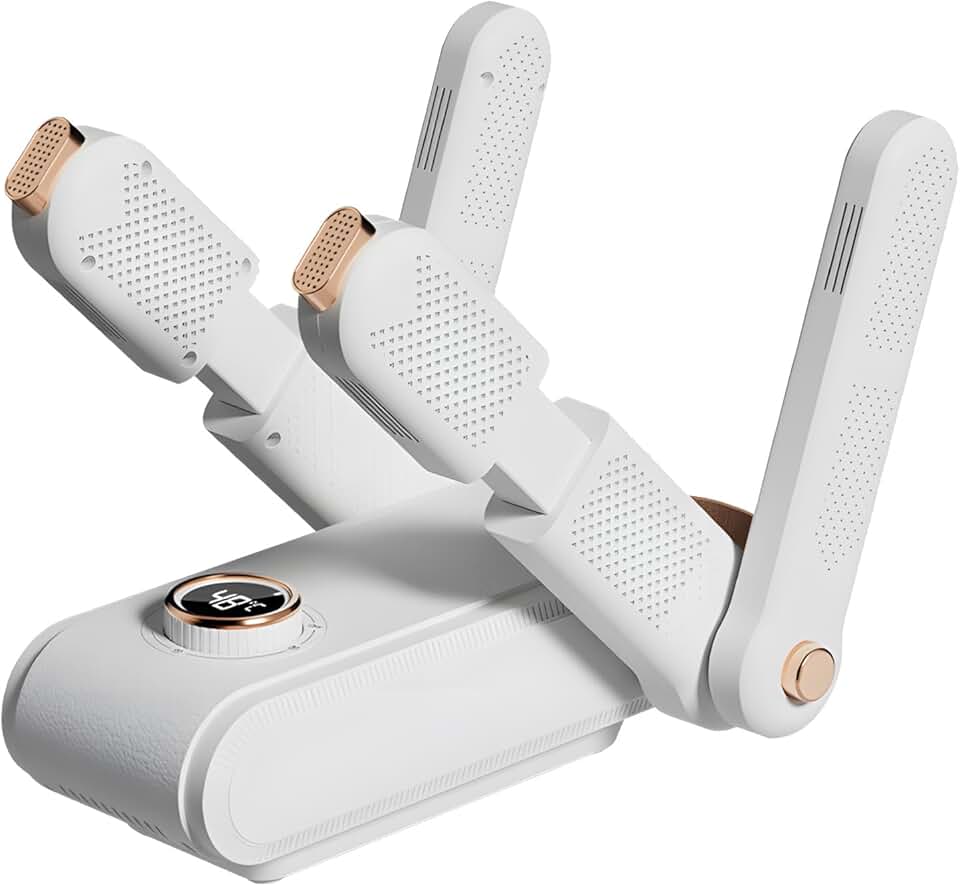 Sèche chaussures électrique 4 bras, programmation arrêt, stérilisation, réchauffage rapide