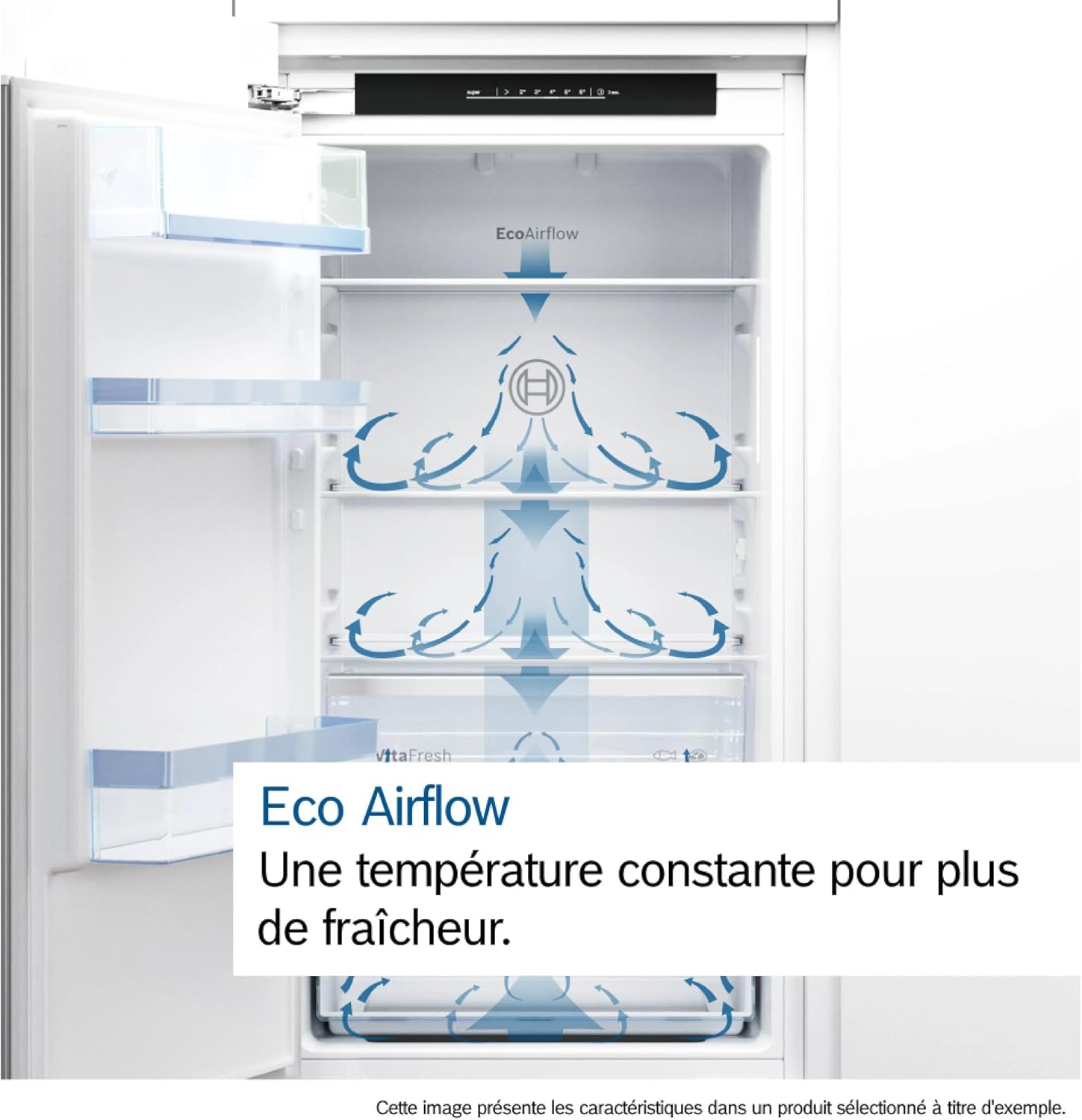 Bosch - combiné Série 2, 177.2x54.1 cm, charnières glissières - KIV865SE0