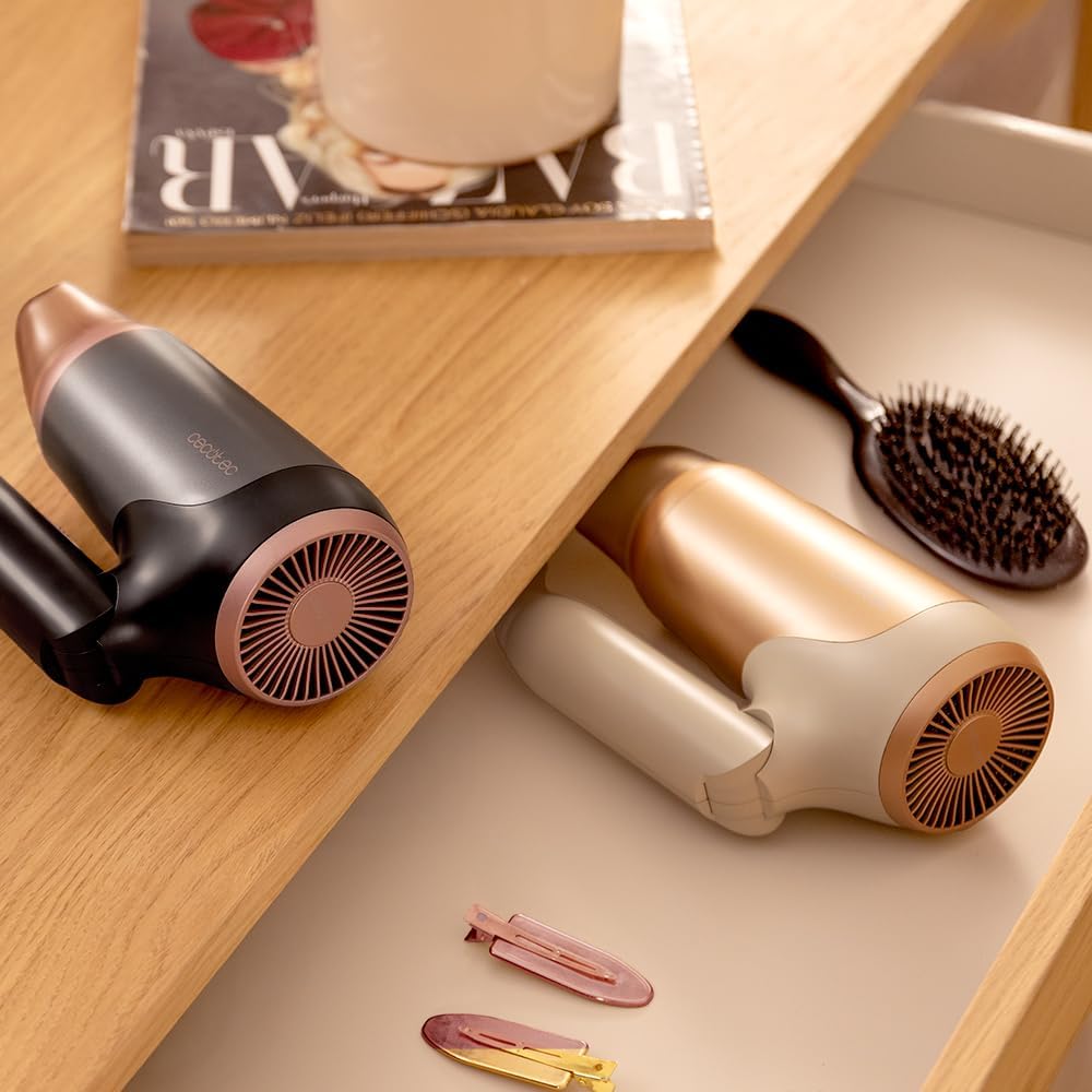 Cecotec - IoniCare Power&Travel - compact - sèche-cheveux 2400W, ionique, pliable