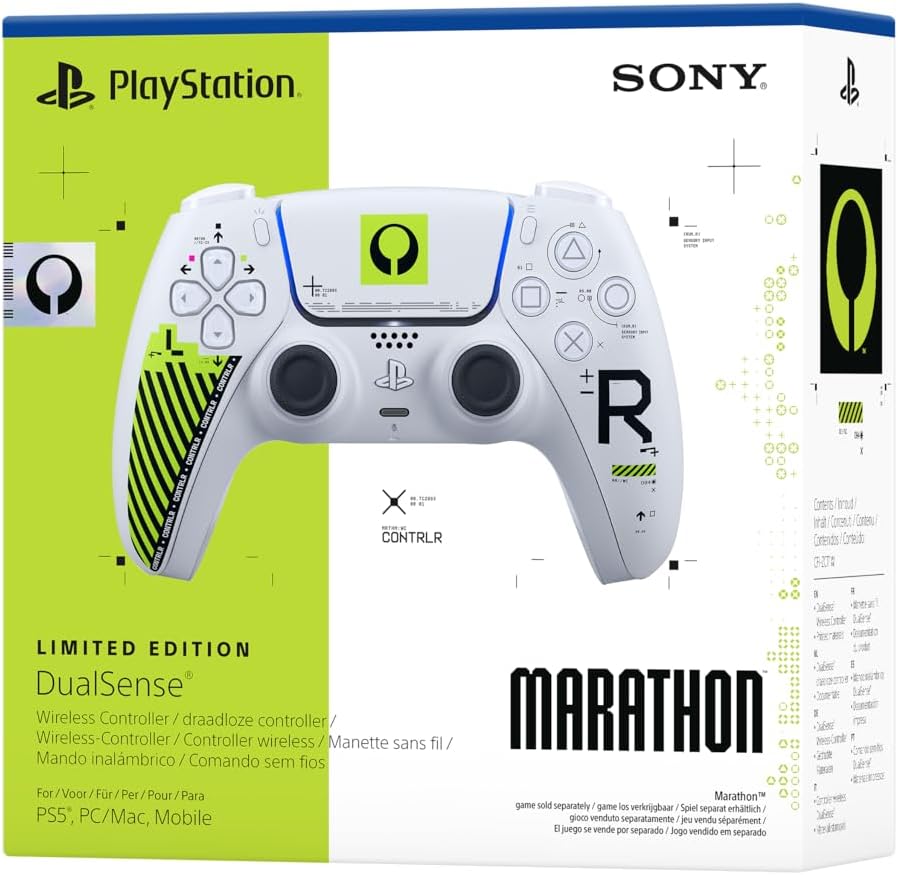 Sony - Manette sans fil DualSense Marathon édition limitée - compatible PS5/PC/Mac/mobile