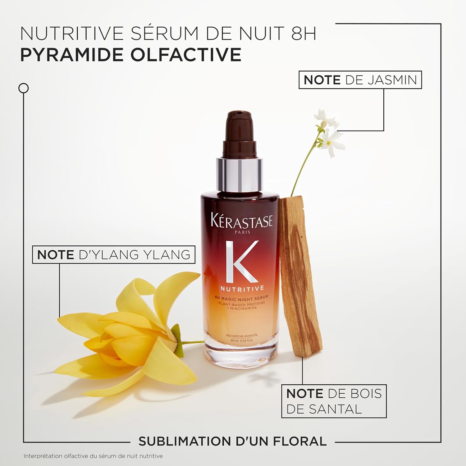 Kérastase - Nutritive 8H Magic Night Serum - crème cheveux secs - nutrition, protection humidité, brillance, force