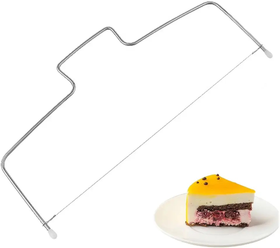 Coupe gâteau - Acier inoxydable - découpe précise - fil séparateur
