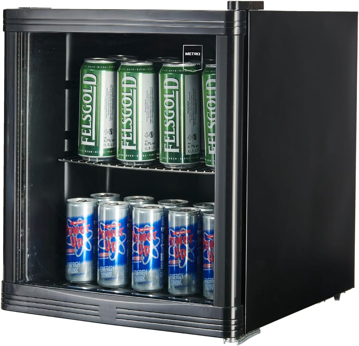METRO Professional - minibar vitré, 46L, froid ventilé, 43x48x51.5cm - GPC1046