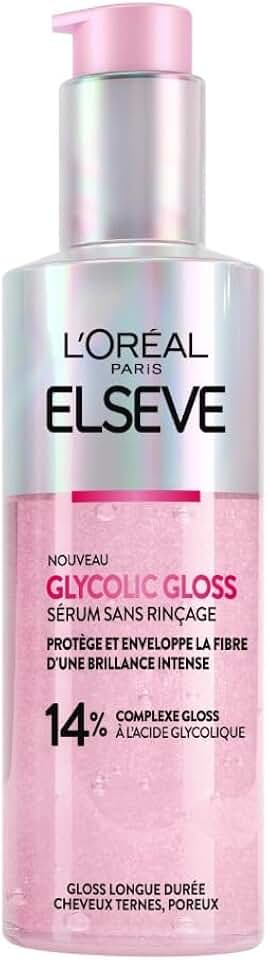 L'Oréal Paris - Elseve Glycolic Gloss - 150 ml - sérum brillance cheveux, acide glycolique