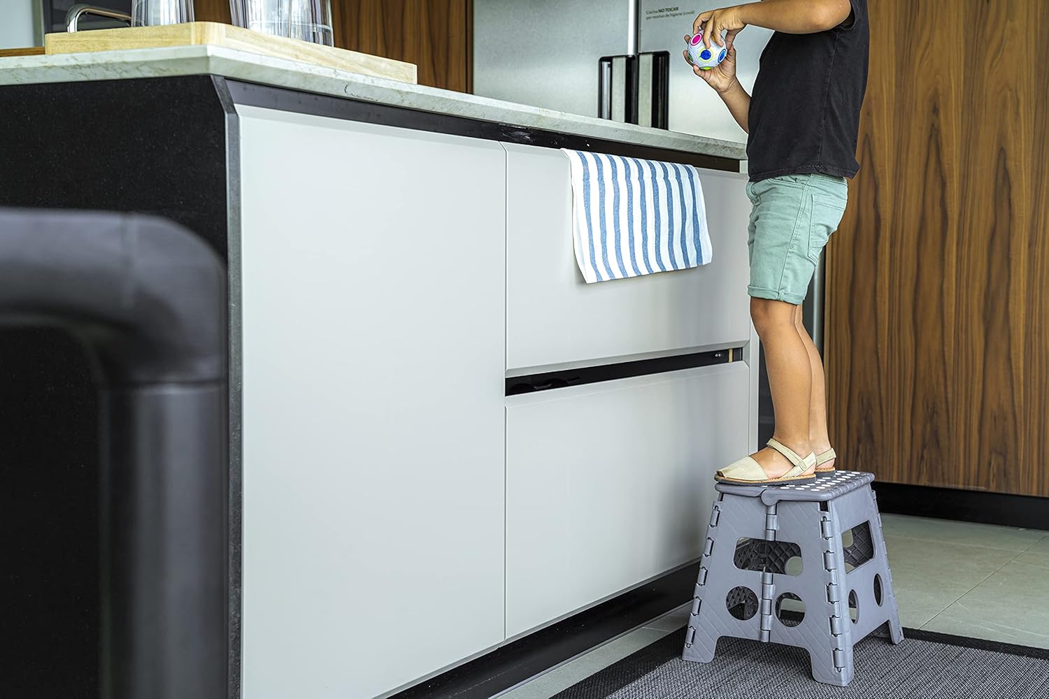 Arregui - Tabouret pliant multiusage - 32 cm - marchepied pliable TB-032-G