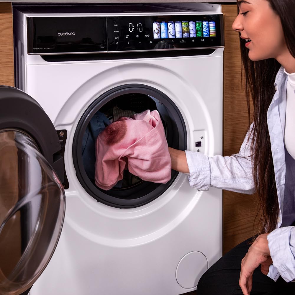 Cecotec - lave-linge série actuelle - dimensions compactes - grande capacité, haute efficacité