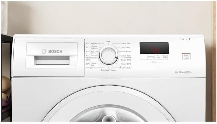 Bosch - lave-linge Série 2, 7 kg, 1400 trs/min, EcoSilence, WGE02406FR