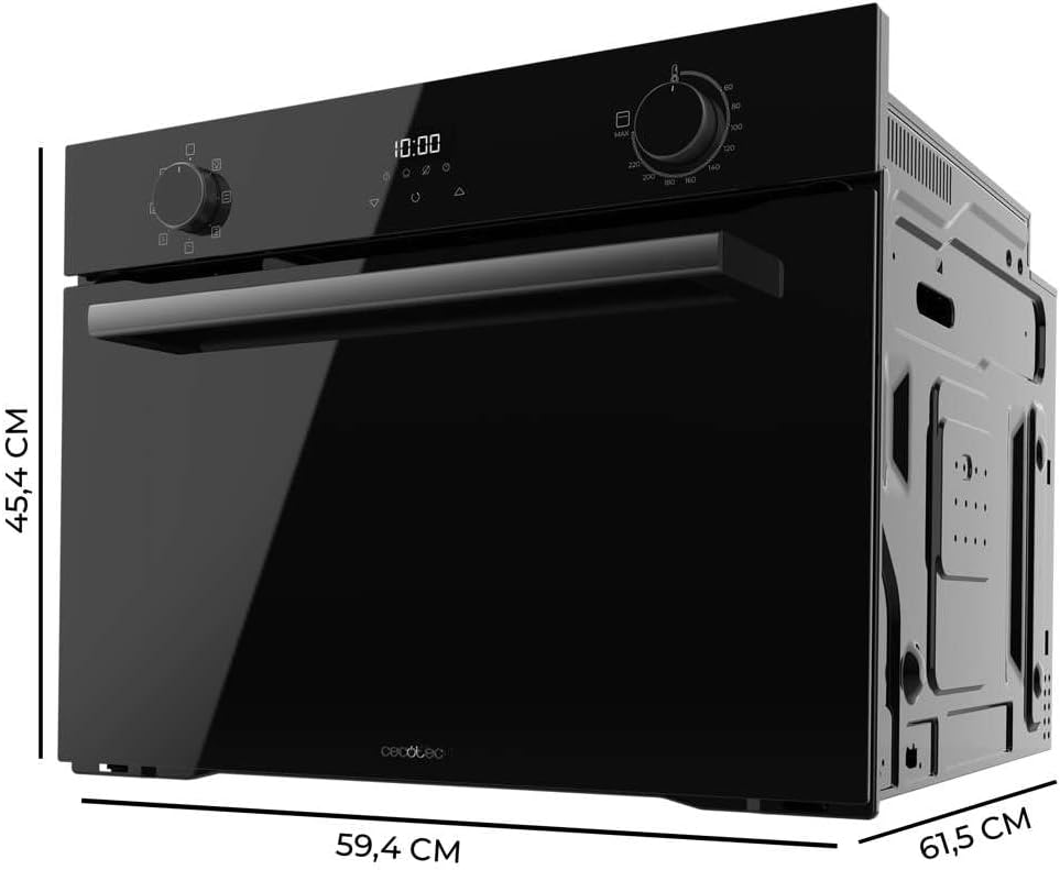 Cecotec - Four encastrable Bolero série Hexa, 53L, 2600W, 7 fonctions, nettoyage facile, M224500