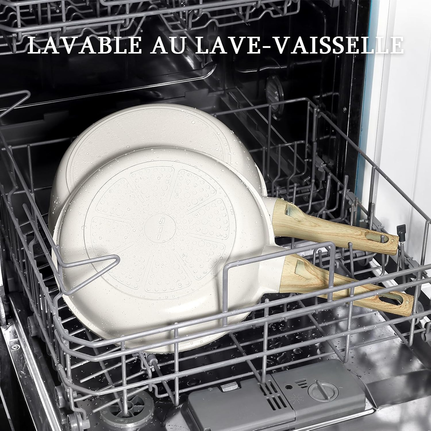 GiPP - Poêle à frire granit 30cm - antiadhésive, induction, sans PFAS