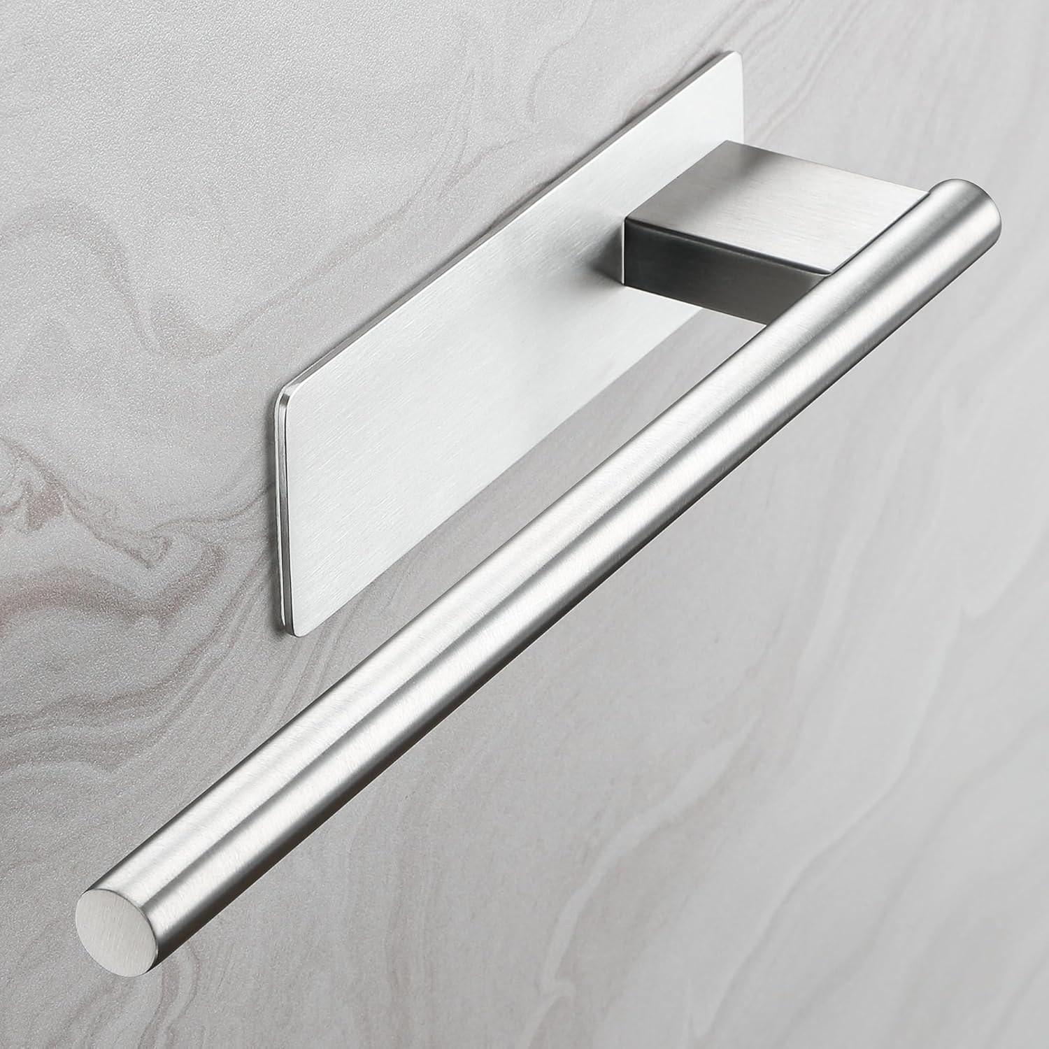 Porte-serviettes salle de bain - inox 304 - adhésif, sans perçage