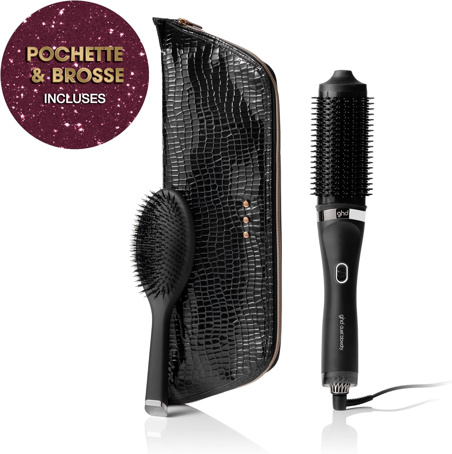 ghd - Duet Blowdry Violette - Brosse 2-en-1, sèche et coiffe, tous cheveux