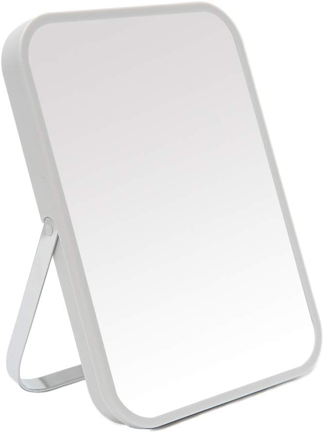 YEAKE - miroir de table portable 20,3 cm - métal, orientable 90°