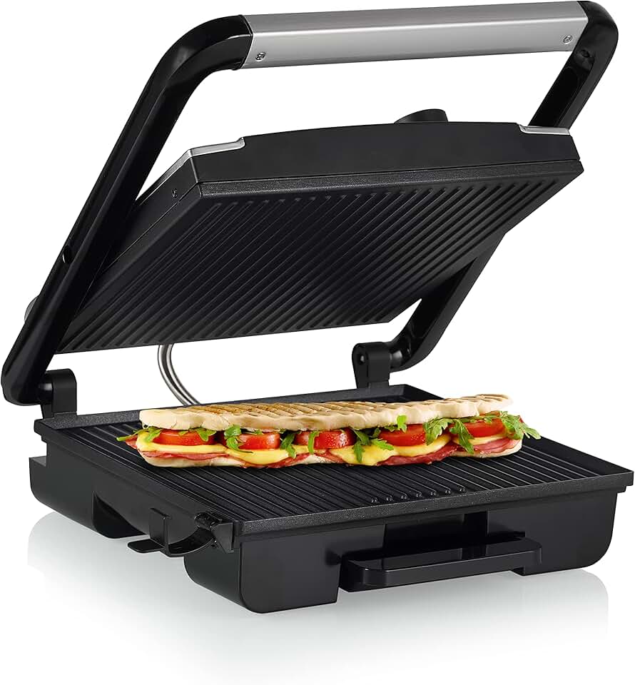 Princess - Appareil à paninis multifonction - 30x27 cm - 2 portions, 2000W