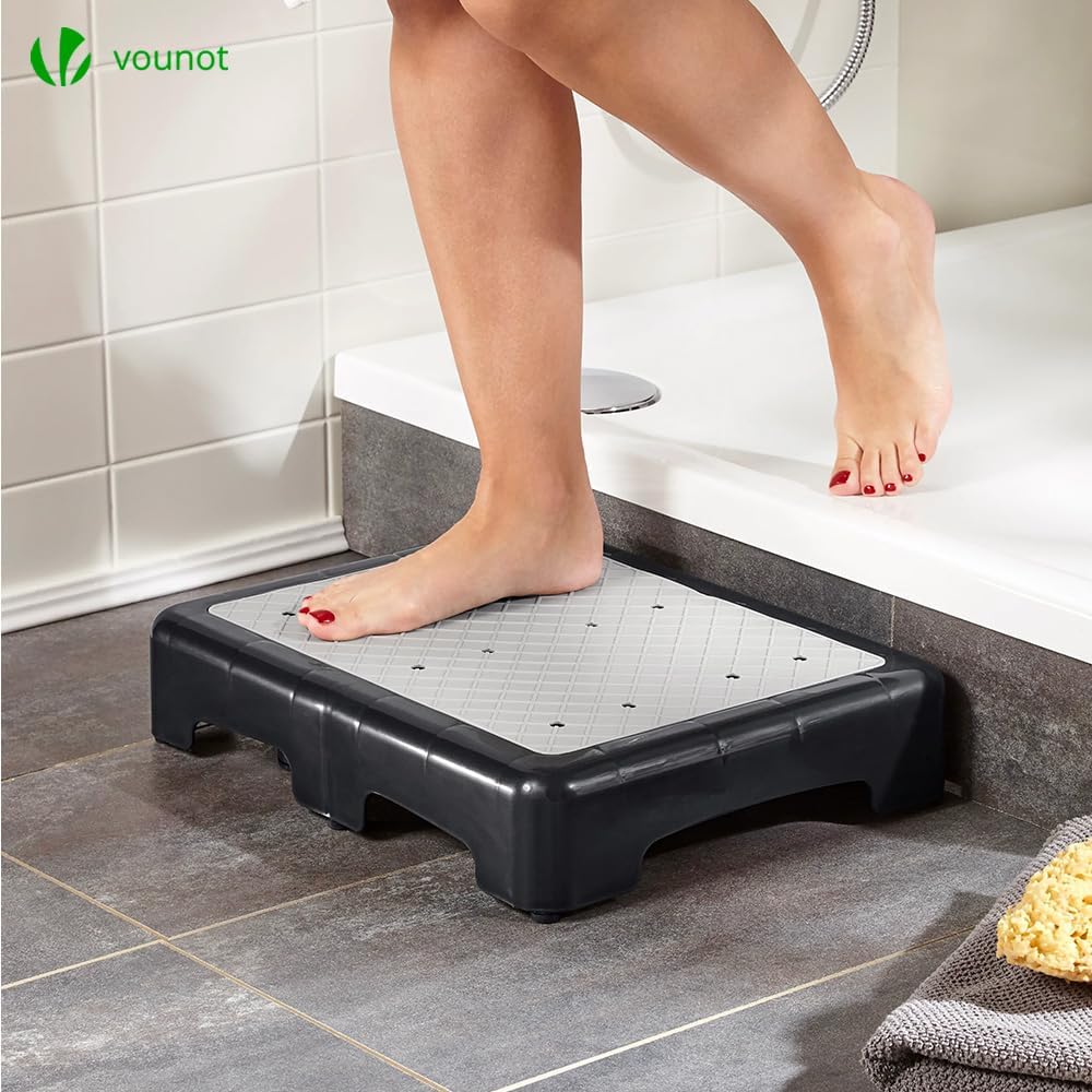 VOUNOT - Marchepied antidérapant grande surface - portatif, intérieur/extérieur - usage enfants et seniors