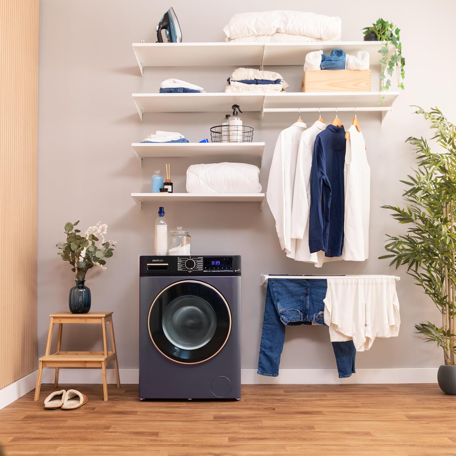 Cecotec - Bolero Dresscode 7610 - 7kg, 1400tr/min, Classe A, Vapeur - 7610